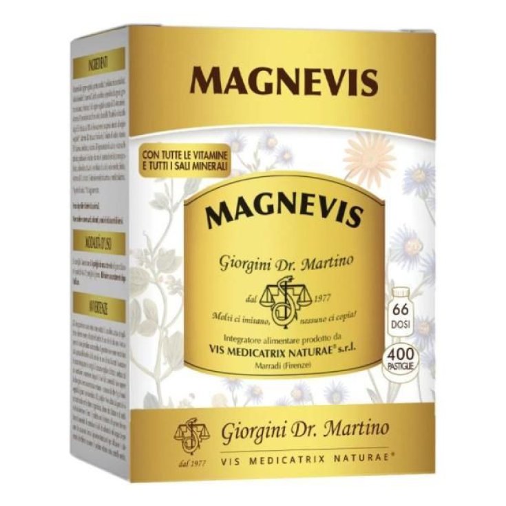 Dr. Giorgini Magnevis Integratore di Magnesio, 400 Pastiglie