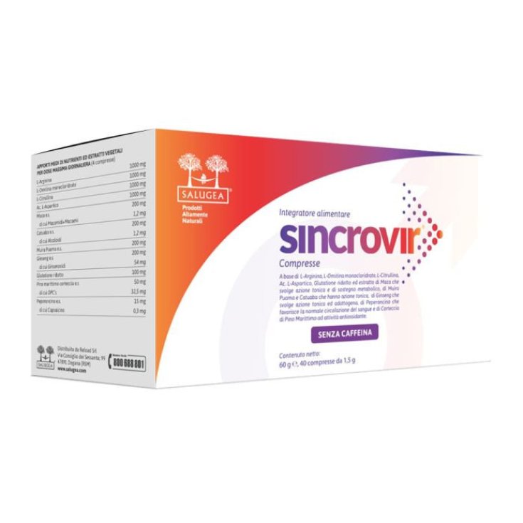 Salugea Sincrovir Integratore Alimentare Benessere - 40 Compresse