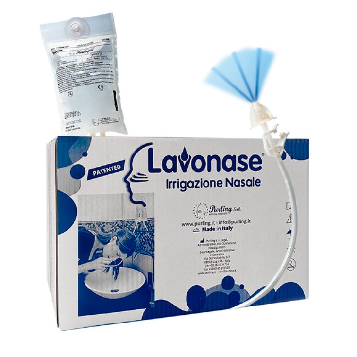 Lavonase Green Irrigazione Nasale, 6 Sacche 250ml Purling International