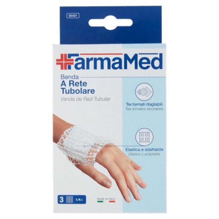Farmamed Benda a Rete Tubolare per Fissaggio Medicazioni
