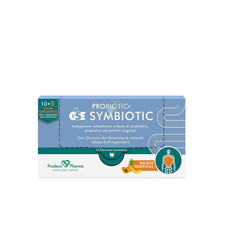 Prodeco Pharma Probiotic + Gse Symbiotic Integratore Equilibrio Intestinale - 10 Flaconcini