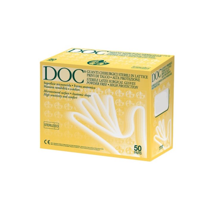 Rays Spa Guanto Chirurgico Sterile Lattice Senza Polvere Misura 8.5