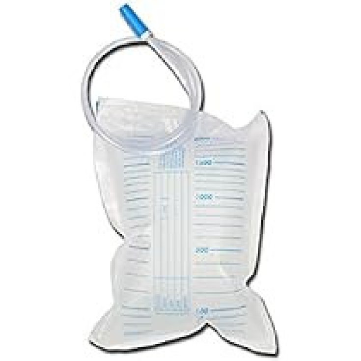 Gima Sacca Urina 2000ml con Tubo 90cm, 30 Pezzi