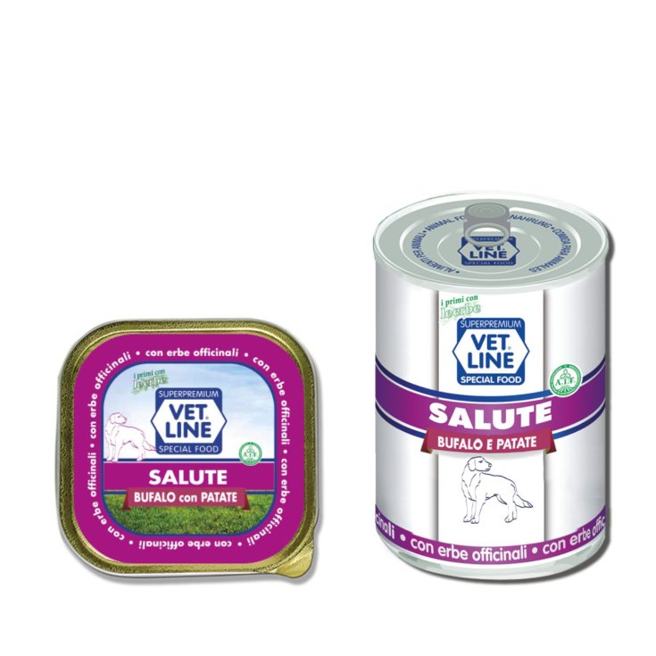Vet Line Salute Bufalo e Patate 150g Alimento Umido per Cani