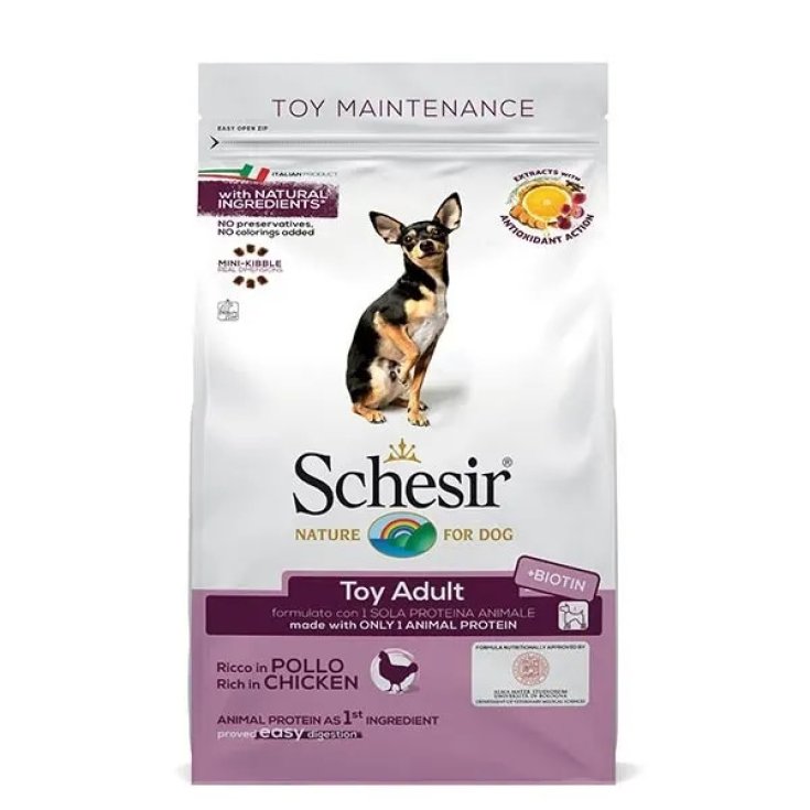 Schesir Crocchette Cane Toy Adulto Pollo 800 g