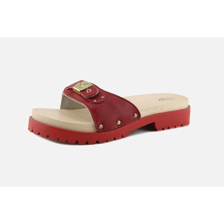 Scholl Shoes Olara Sue + Syn Print W Rosso