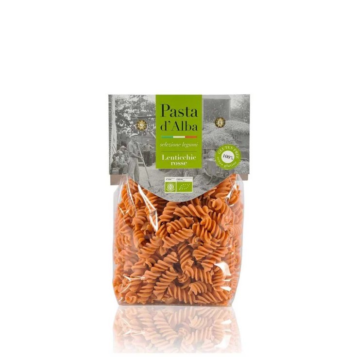 Pasta d'Alba Fusilli Lenticchie Rosse 250G