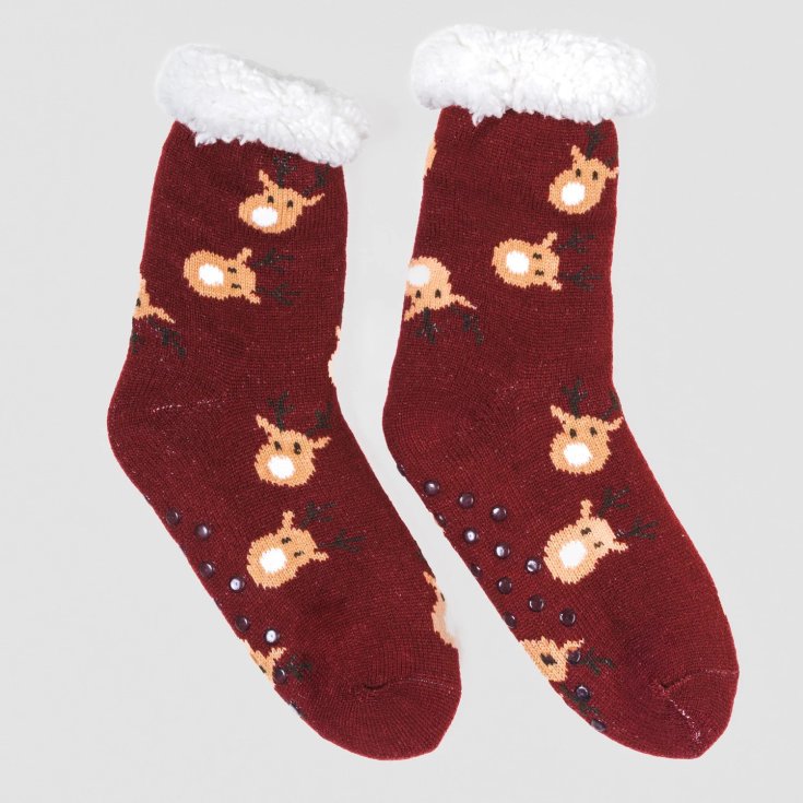 Gi.Le.Pharma Calzini da Donna Bordeaux