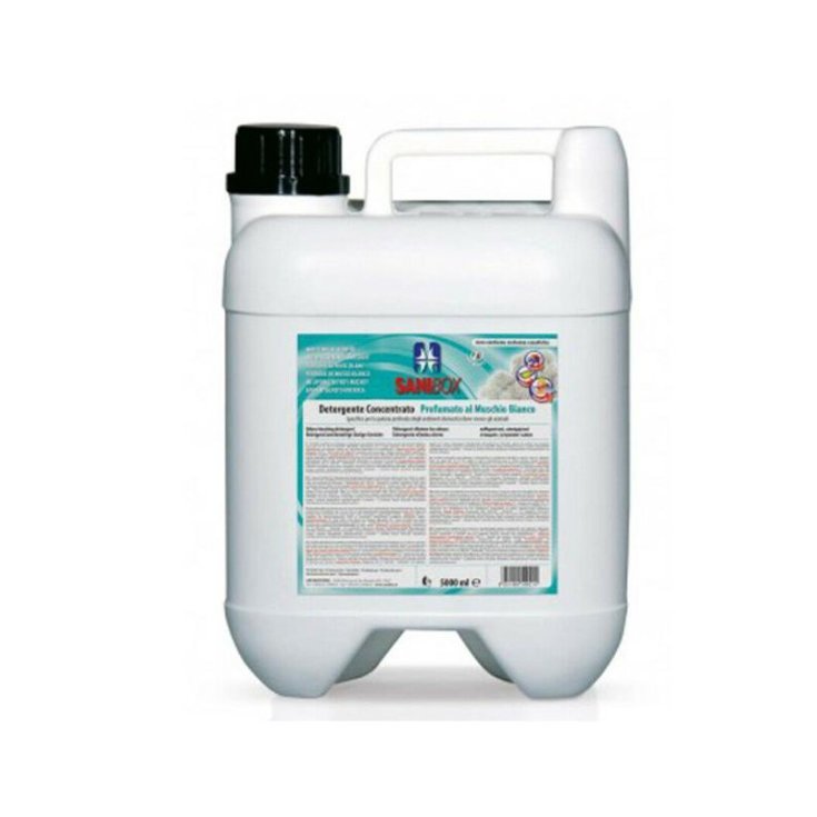 N.p. Industries Sanibox Muschio Bianco Detergente Concentrato 5 Litri