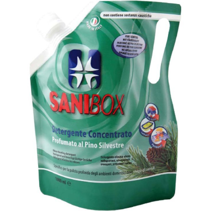 Sanibox Detergente Pino Silvestre 5L per Ambienti Zootecnici