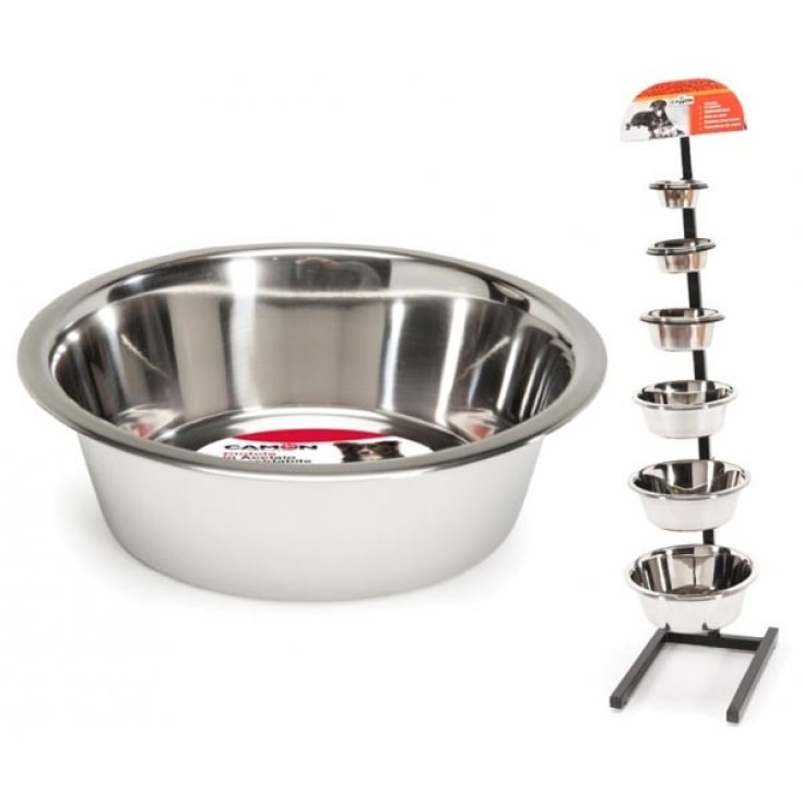 Camon Ciotola Acciaio Inox per Cani e Gatti, 1.75 Litri