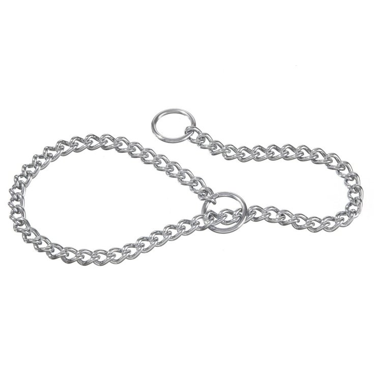 Camon Collare Strozzo per Cani Acciaio Maglia Fine 2,5x400