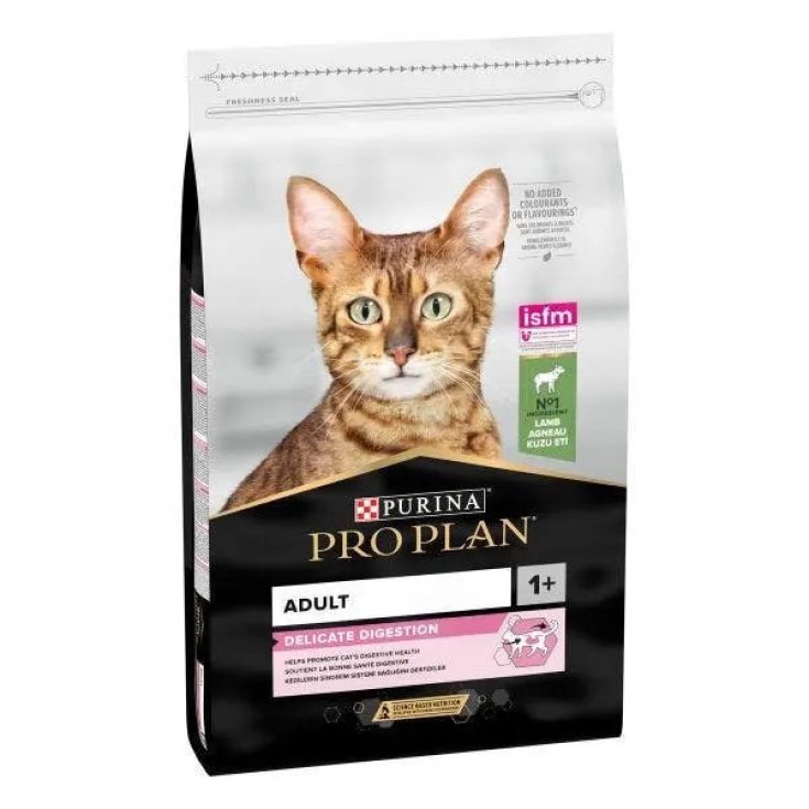 Pro Plan Adult Delicate Agnello 10 Kg, Alimento Gatto