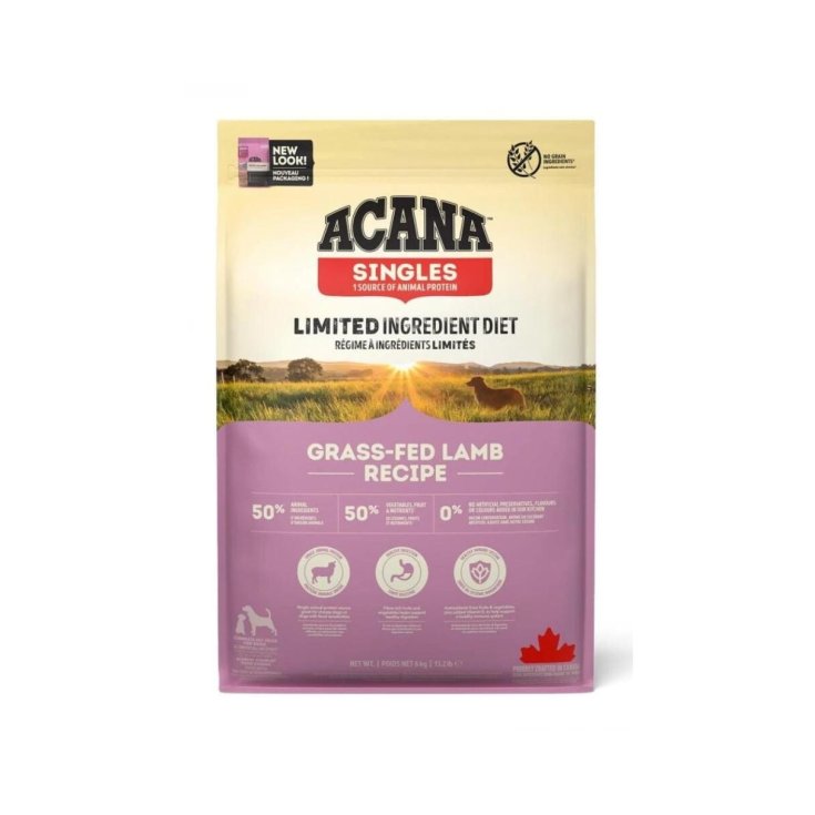 Acana Grass-Fed Lamb Crocchette per Cani con Agnello 6kg