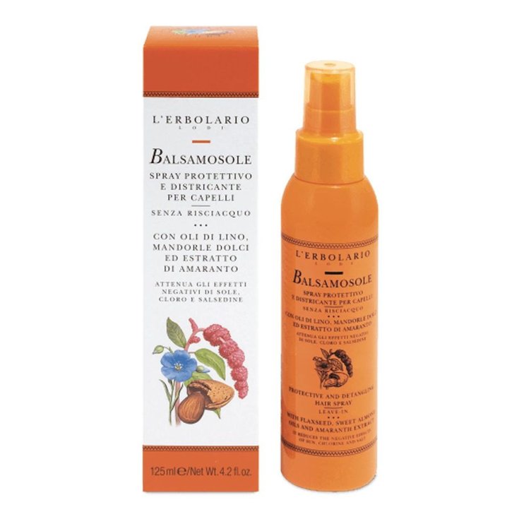L'Erbolario Balsamosole Spray Protettivo e Districante Capelli, 125 ml