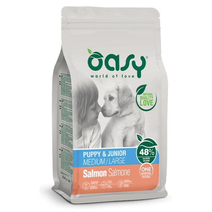 Oasy One Puppy Salmone Alimento Umido per Cuccioli Small Mini 200g
