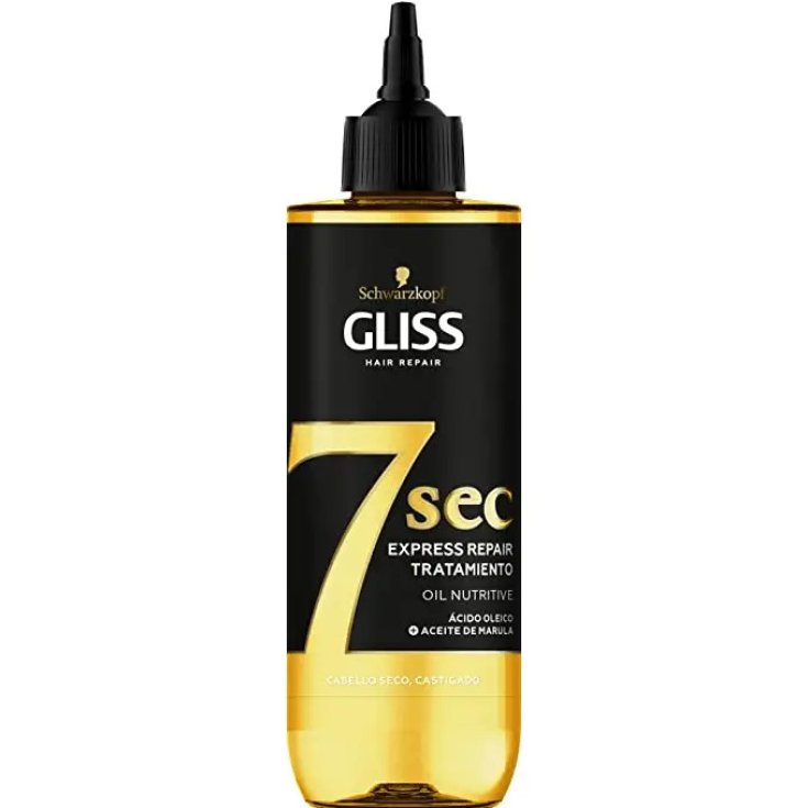 Schwarzkopf Gliss Olio Nutriente 7 Secondi Trattamento Capelli 200ml