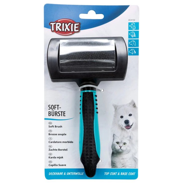 Cardatore Morbido con Setole in Metallo 10x17 cm