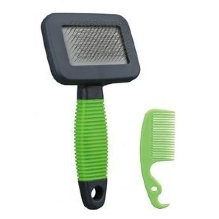 Cardatore Morbido con Setole in Metallo 12x20 cm