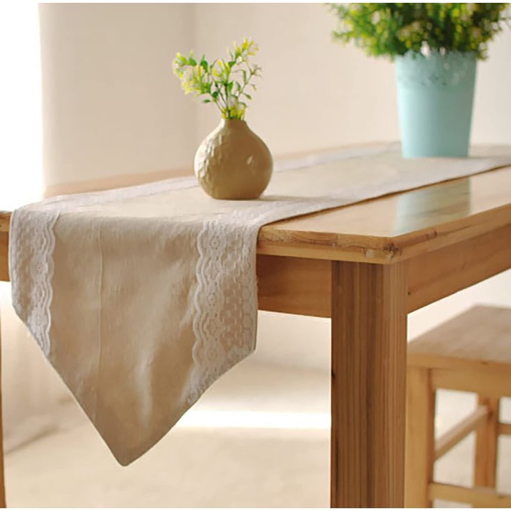 Q farma srl Runner Decorativo Zafferano per la Tavola