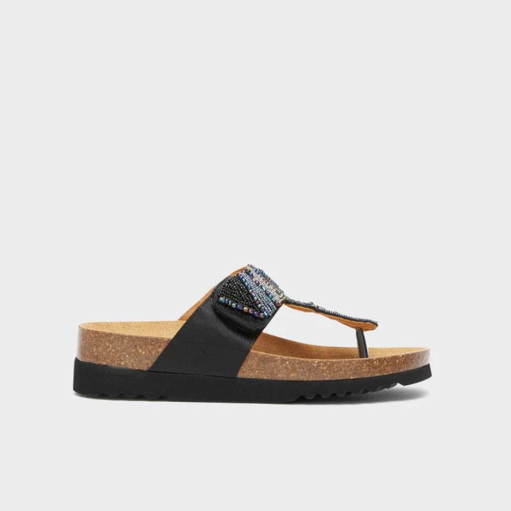 Scholl Tanisha 2.0 Sandali Etnici Nero/Multi 41