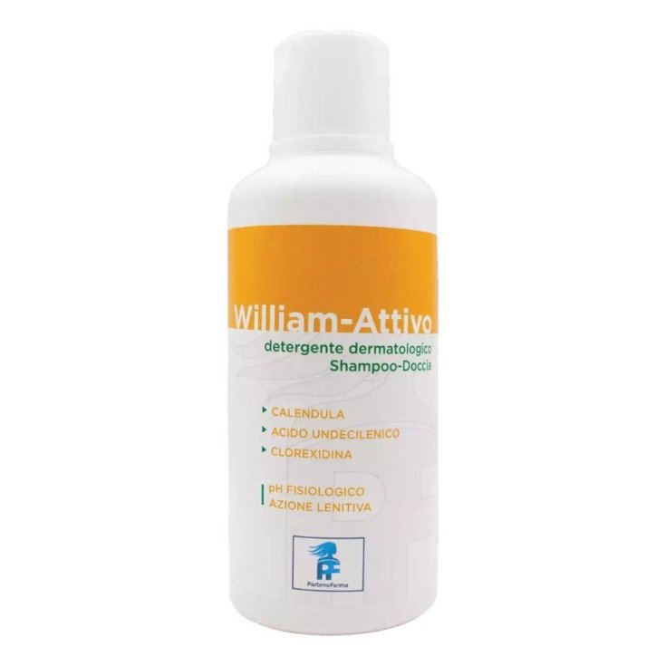 Parteno Farma William Attivo Detergente Intimo Lenitivo 500ml