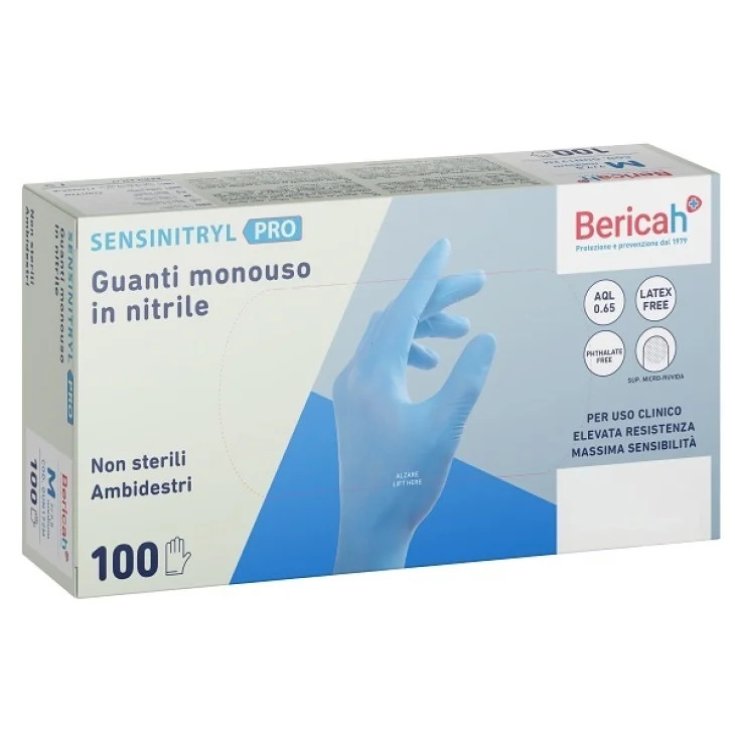 Bericah Guanti Nitrile Sensinit Pro XL Monouso