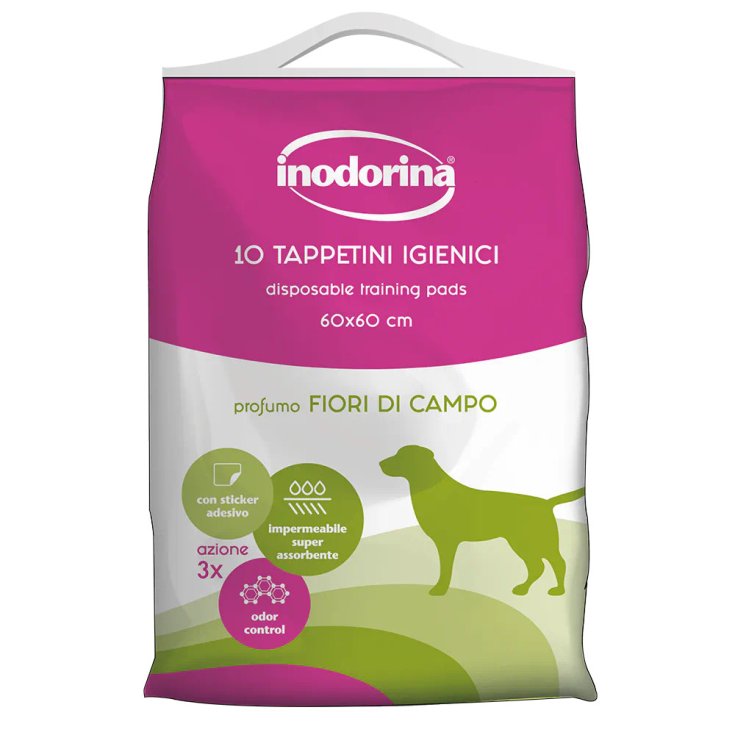 Inodorina Training Tappetino Igienico 60x60 cm Fiori