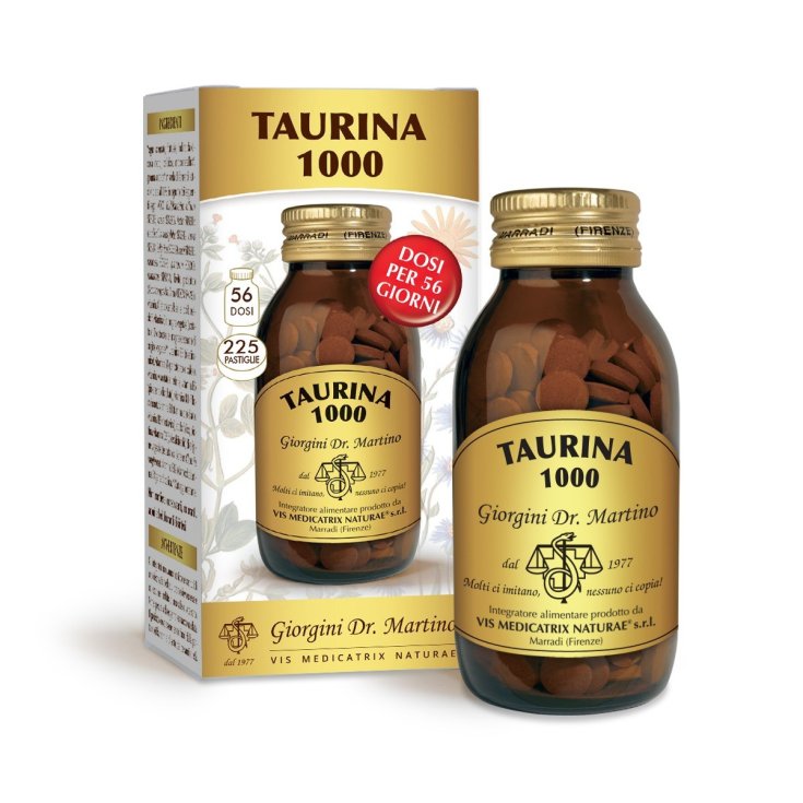 Giorgini Taurina 1000 Integratore Antiossidante, 225 Pastiglie
