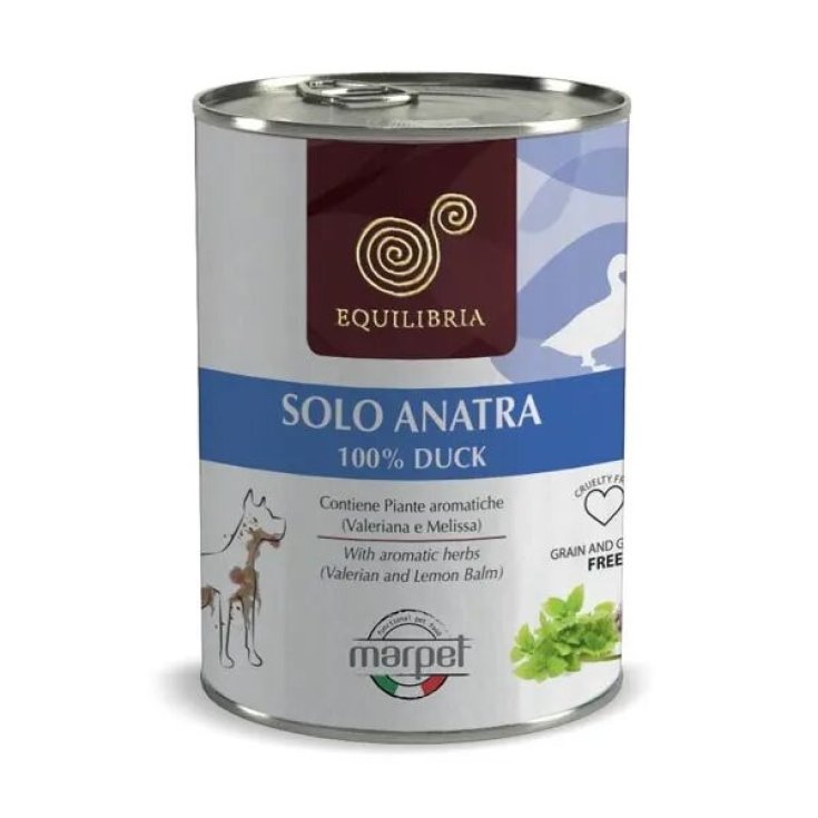 Aequilibriavet Dog Anatra Alimento Dietetico per Cani 400g