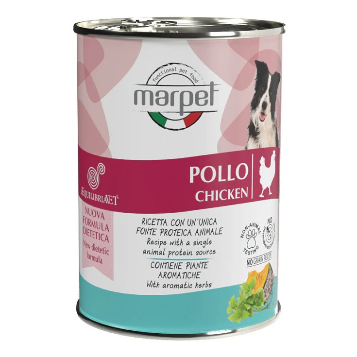 Marpet AequilibriaVet Dog Pollo 400G, Alimento Dietetico per Cani Adulti