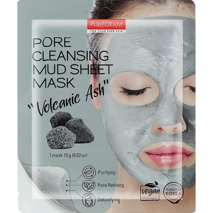 Orien Trade Ou Maschera Viso Purificante Detox con Cenere Vulcanica