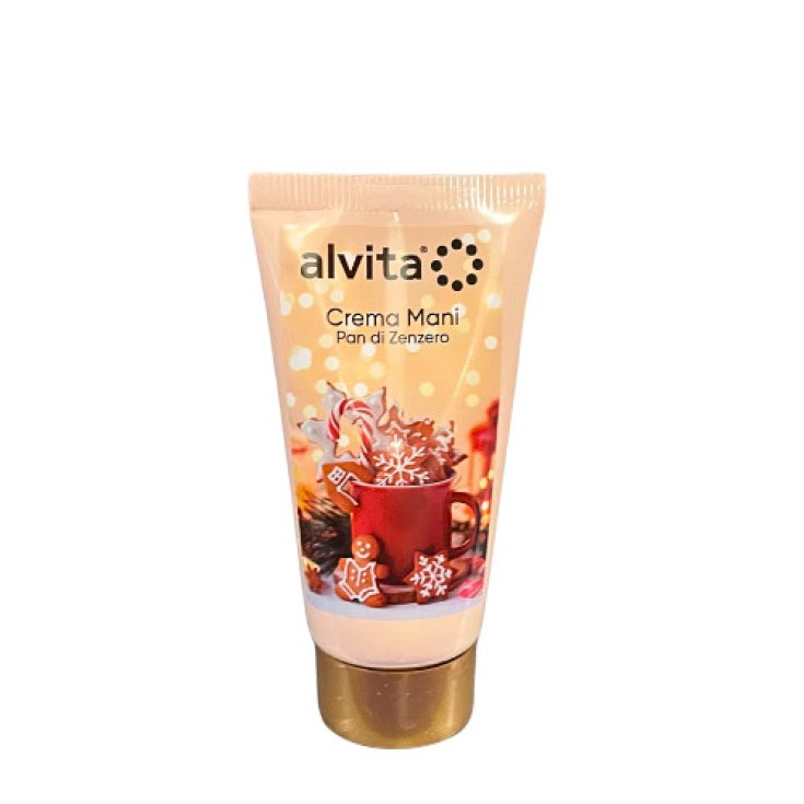 Alvita Crema Mani Natale 2023 Pan di Zenzero, 50 ml