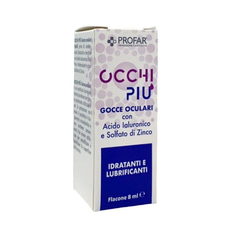 Profar Occhi Pi&ugrave; Gocce Oculari Idratanti Lubrificanti, 8 ml