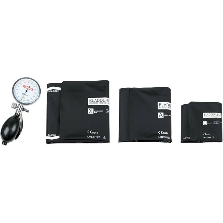 Gima Kit Sfigmomanometro Sirio 3 con 3 Bracciali Velcro