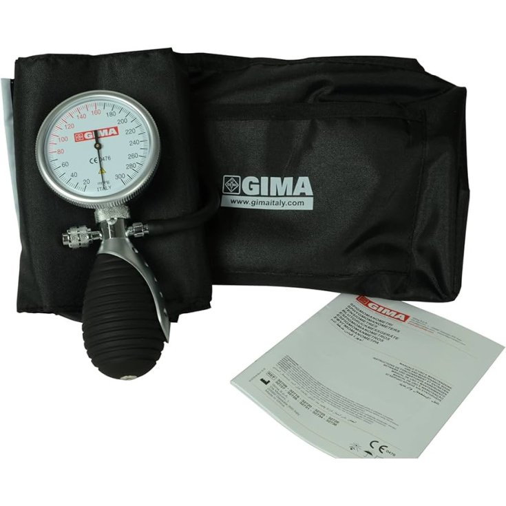 Gima Bracciale Sfigmomanometro Adulto 22-30cm Nero