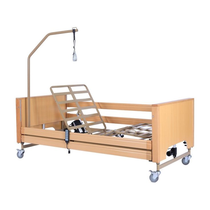 Gima Letto Elettrico Basso 4 Sezioni Trendelenburg con Alzamalati