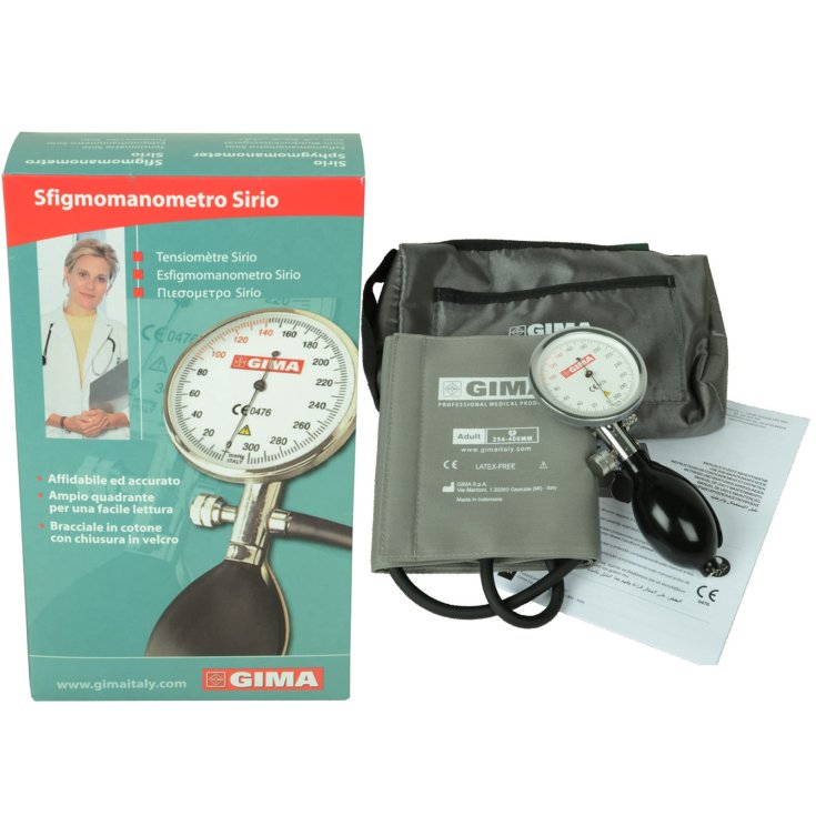 Gima Bracciale AD 3 1 Tubo Grigio per Sfigmomanometro