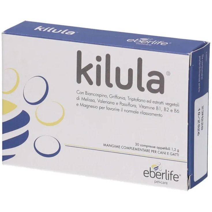 Eberlife Kilula Mangime Complementare Cani Gatti, 30 Compresse Appetibili