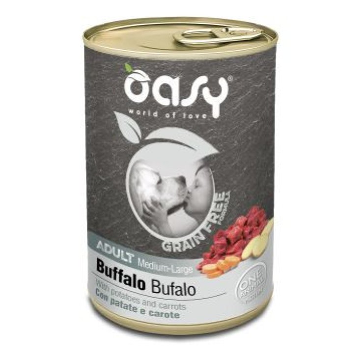 Oasy Cane Adulto Medium/Large Bufalo 400g