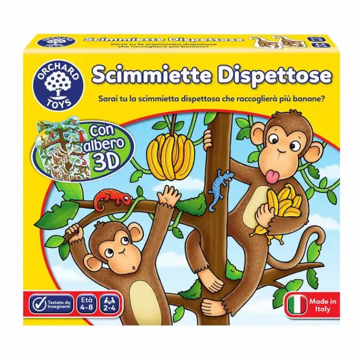 Orchard Toys Scimmiette Dispettose Gioco da Tavolo per Bambini