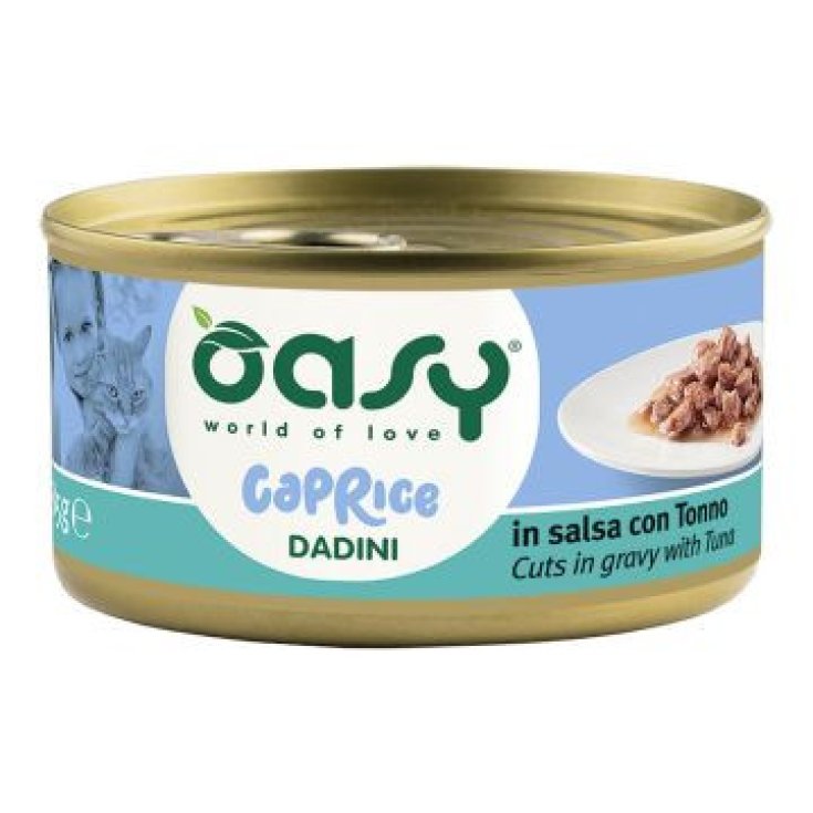 Wonderfood Oasy Caprice Dadini con Tonno per Gatto Adulto - 85g