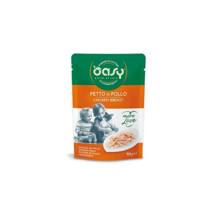 Oasy More Love Gatto Adulto Petto Pollo Umido Busta 70 g