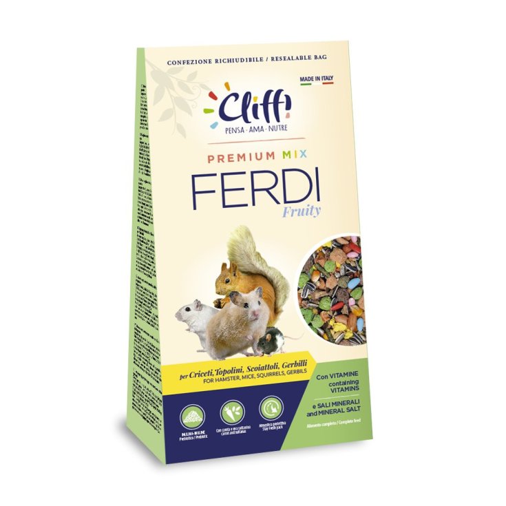 Cliffi Ferdi Fruity Selection 700g Alimento Completo per Criceti