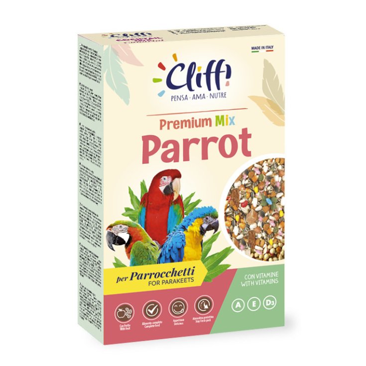 Chemi-Vit Cliffi Parrot: Alimento Speciale per Pappagalli, 500g