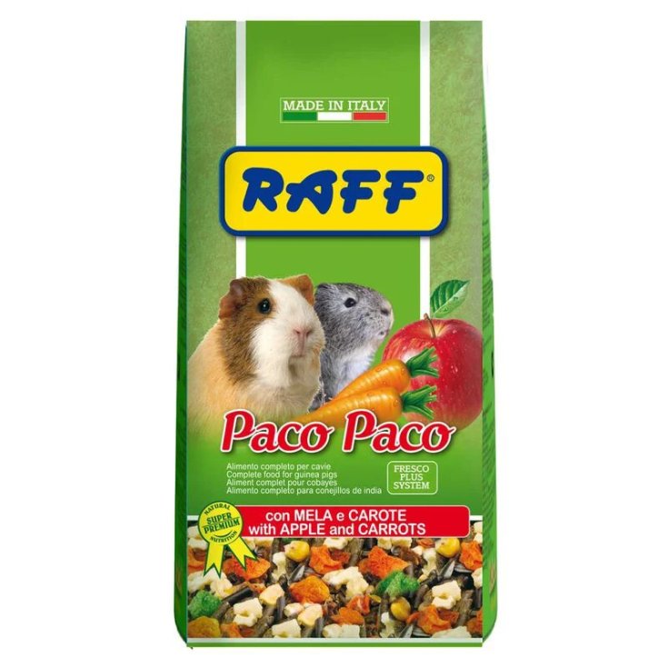 Raff Paco Paco Alimento Quotidiano per Cavie con Mela e Carota 800g