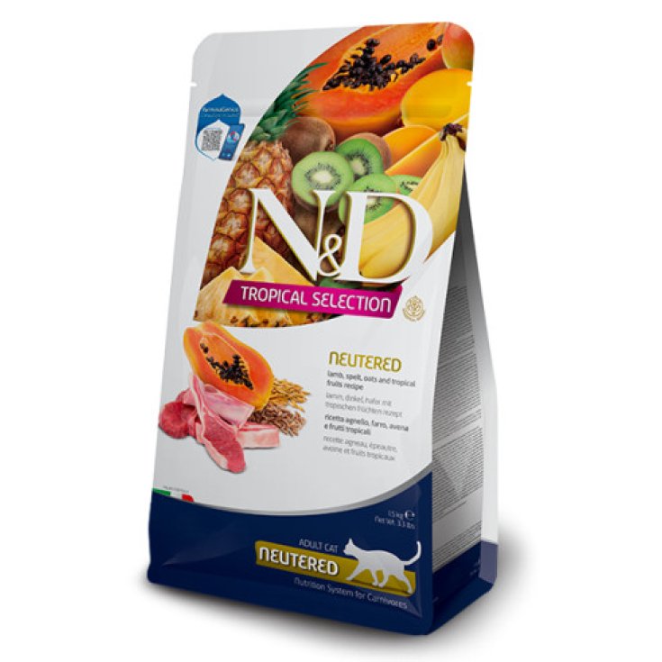 Russo Mangimi N&D Cat Tropical Agnello Neutro Sterilizzati 1.5kg