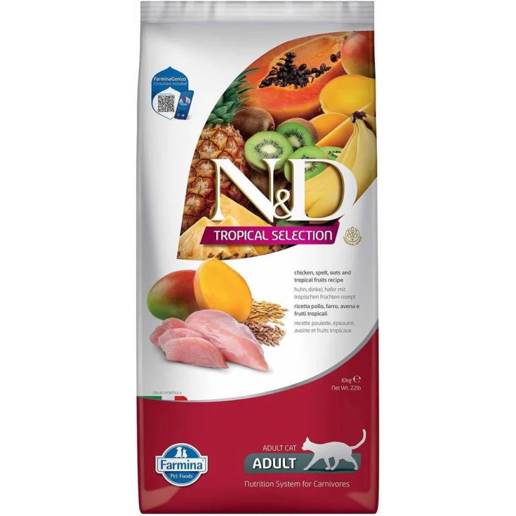 Russo Mangimi N&D Tropical Pollo Neutered Gatto 10kg