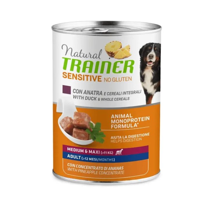 Affinity Trainer Natural Sensitive Adult Medium/Maxi Anatra e Cereali 400g