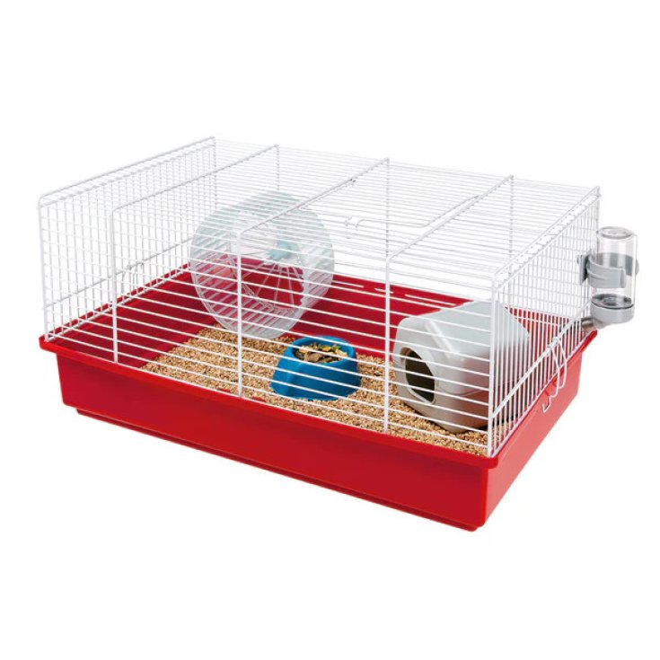 Ferplast Criceti 9, Gabbia per Criceti con Accessori, 46x29,5x23 cm